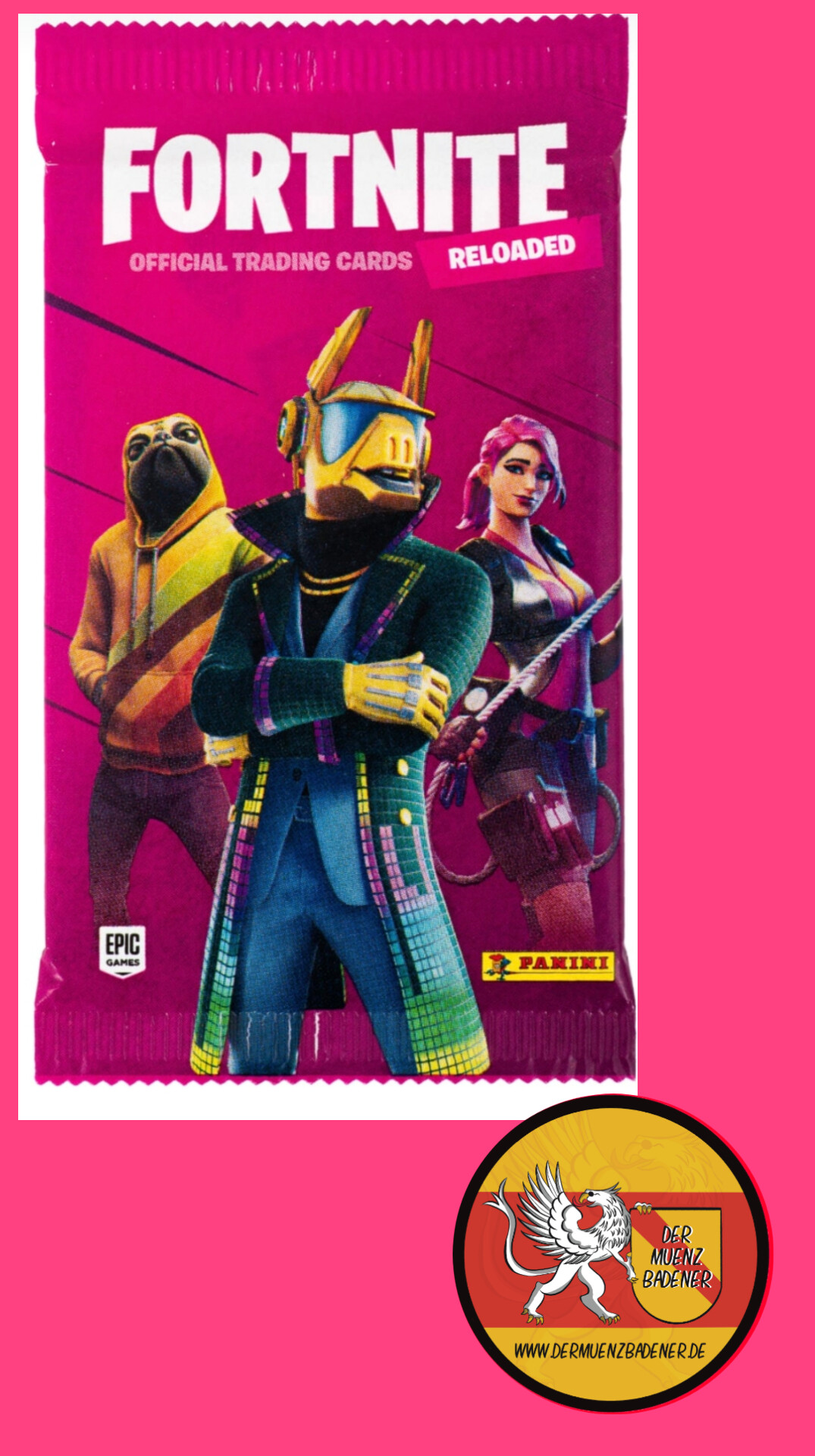 Panini Fortnite Reloaded - Booster Trading Cards aus 2020